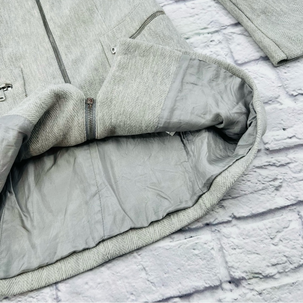 Zara Basic Longline Blazer Jacket Mid Length XS G… - image 9